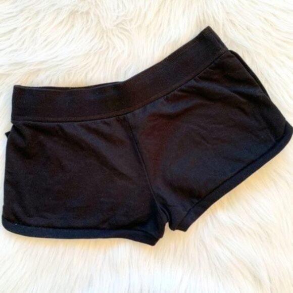 Poof! Girls Black Knit shorts Size M - Picture 4 of 7